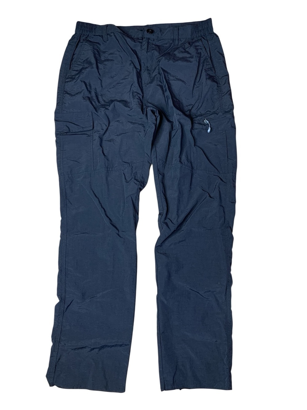 Black Multi-Pocket Cargo Pants Utility Techwear Streetwear Size XL